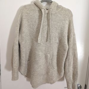 Madewell wool blend hoodie, small